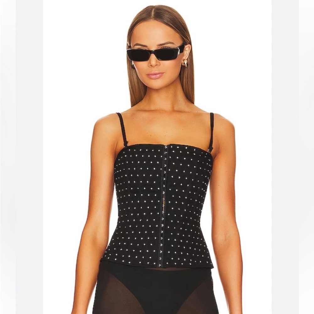 Weworewhat black corset size 16